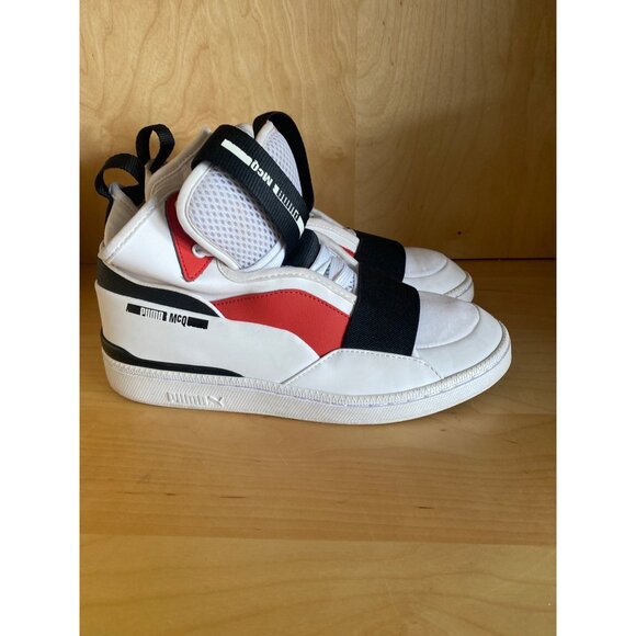 PUMA x McQ Alexander McQueen Brace Mid 360552-01 White Red Black Size 6 - Picture 7 of 15